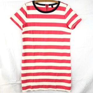 J. CREW Rugby Stripe T-Shirt Dress
